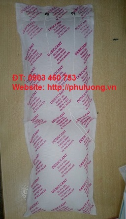 Túi chống ẩm Silica gel 1kg treo trong container